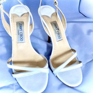 JIMMY CHOO Patent Leather 39 Stiletto pumps sandal